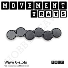 Load image into Gallery viewer, 28mm Movement Trays for Tabletop Games | Wargaming | Full Range - ModelBricks
