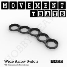 Load image into Gallery viewer, 28mm Movement Trays for Tabletop Games | Wargaming | Full Range - ModelBricks
