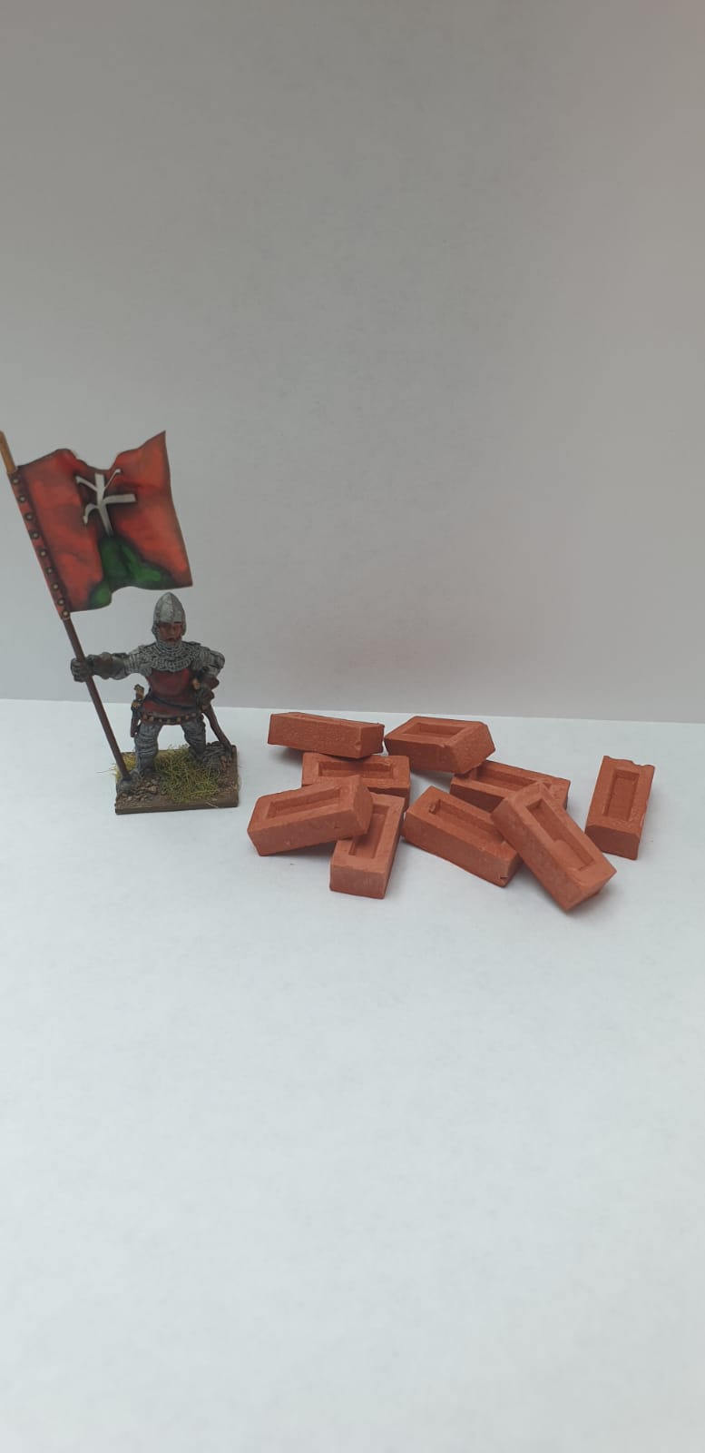 Model Bricks 5 1:12th Scale Model Bricks - Brick Red Colour – ModelBricks
