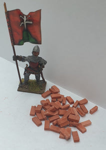 1:35th Scale Model Bricks - Brick Red Colour - ModelBricks