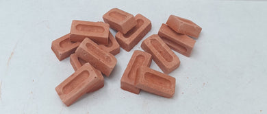 1:24th Scale Model Bricks - Brick Red Colour - ModelBricks