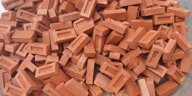 1:12th Scale Model Bricks - Brick Red Colour - ModelBricks