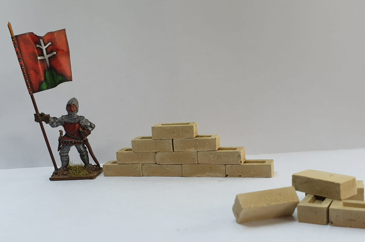 12go Model Bricks 1:12th Scale Model Bricks - Buff Colour – ModelBricks