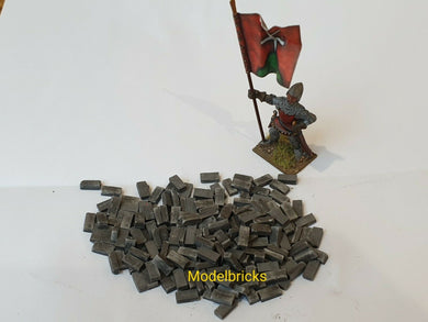 1:35th Scale Model Bricks - Grey Colour - ModelBricks