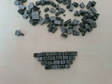 1:35th Scale Cobblestones - Grey Colour - ModelBricks