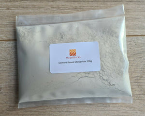 Beige Cement Based Mortar Mix For Miniature Bricks Paving 200g - ModelBricks