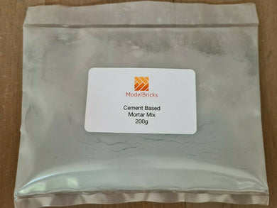 Grey Cement Based Mortar Mix For Miniature Bricks Paving 200g - ModelBricks