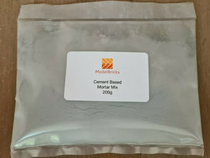 Grey Cement Based Mortar Mix For Miniature Bricks Paving 200g - ModelBricks