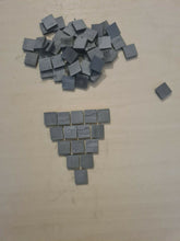 Load image into Gallery viewer, 400 Square Paving Slabs - 1:35th Scale - Grey - ModelBricks
