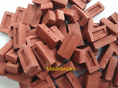 1:16th Scale Model Bricks - Brick Red Colour - ModelBricks