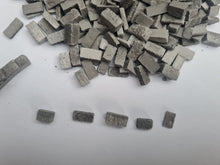 Load image into Gallery viewer, 1:35th Scale 250 Grey Stone Wall Blocks - ModelBricks
